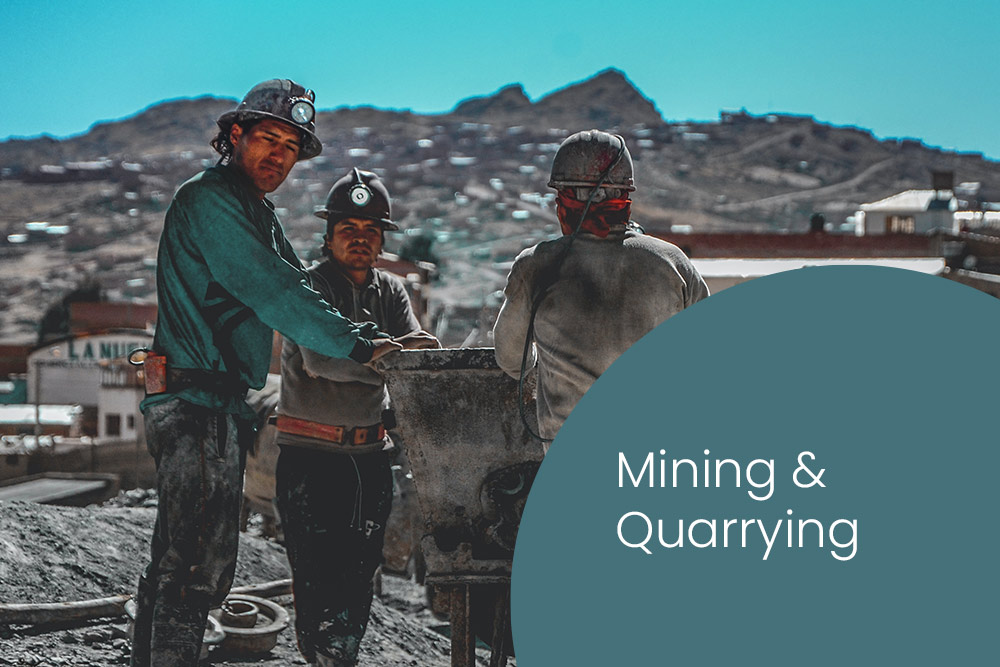 Mining & Quarrying positions